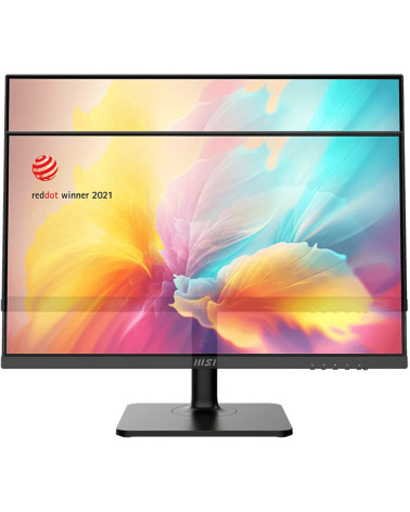 Монитор 23.8" MSI Modern MD2412P  IPS, 1920x1080, 100Hz, 4ms, 300сd/m, 1000:1, HDR | HDMI(1.4), Type-C(PD-15W) | HAS, Pivot, Swi