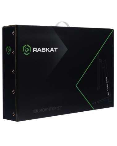 Монитор 27" Raskat I27F16D 27" (IPS, 1920x1080, HDMI+DP, 5ms, 178°/178°, 1000:1, 165Hz, Black) 