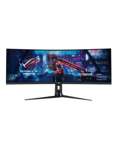 Монитор ASUS 49" XG49VQ VA 4K UHD(3840x2160) 144Hz DP 2xHDMI 2xUSB 4ms(GTG) 450cd/㎡ 32:9 Curved(1800R) 