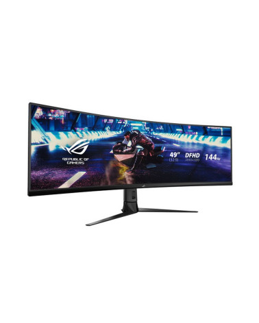 Монитор ASUS 49" XG49VQ VA 4K UHD(3840x2160) 144Hz DP 2xHDMI 2xUSB 4ms(GTG) 450cd/㎡ 32:9 Curved(1800R) 