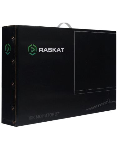 Монитор 27" Raskat I27F10DAW (27",IPS, 1920*1080, VGA+HDMI+DP, 5ms, 178°/178°, 1000:1, 100Hz, White ) 