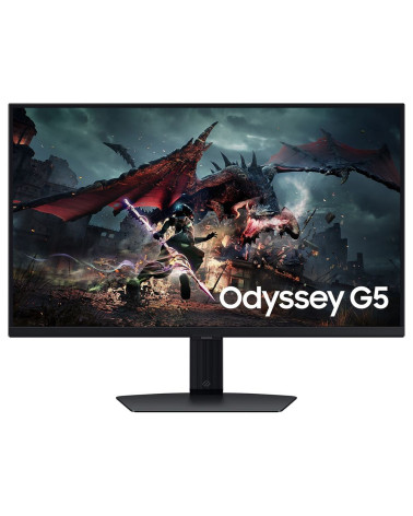 Монитор 27" SAMSUNG S27DG502EI Odyssey G5 G50D QHD  IPS, 2560x1440, 180Hz, 1ms, 350сd/m, 1000:1, HDR10 | HDMI(2.0), DP(1.2) | HA