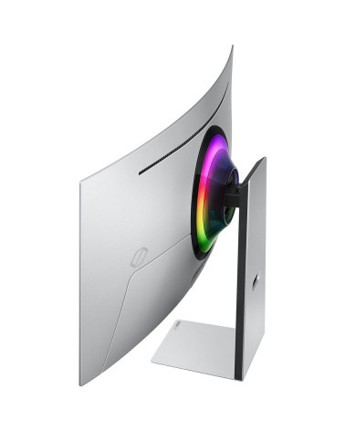 Монитор 34" SAMSUNG S34DG852SI Odyssey OLED G8 G85SD UWQHD Silver (OLED, 3440x1440, HDMI+HDMI+DP, USB Hub, 0.03 ms, 178°/178°, 2