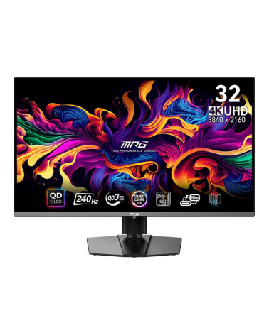 Монитор 31.5" MSI MPG 321URX QD-OLED  QD-OLED, 3840x2160, 240Hz, 0,03ms, 250сd/m, 1500000:1, HDR10 | 2xHDMI(2.1), DP(1.4a), Type