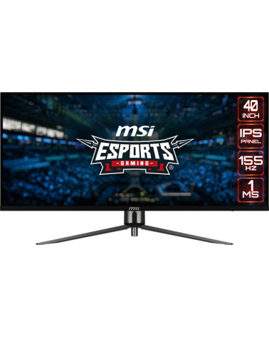 Монитор 40" MSI MAG401QR  IPS, 3440x1440, 155Hz, 4ms, 400сd/m, 1000:1, HDR10 | 2xHDMI(2.0b), DP(1.4a), Type-C(PD-65W), 2xUSB2.0 