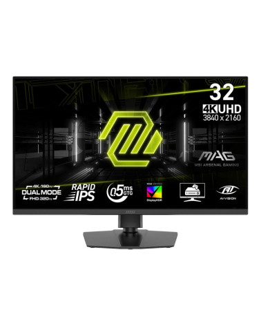 Монитор 31.5" MSI MAG 322URDF E16  Rapid IPS, 3840x2160/1920x1080, 160Hz/320Hz, 0,5ms, 400сd/m, 1000:1, HDR10 | 2xHDMI(2.1), DP(