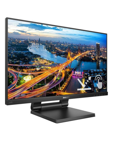 Монитор 23.8" PHILIPS 242B1TC Touch IPS, 1920x1080, 75Hz, 4ms, 250сd/m, 1000:1 | VGA, HDMI(1.4), DP(1.2),  4xUSB 3.2 | HAS, InPS