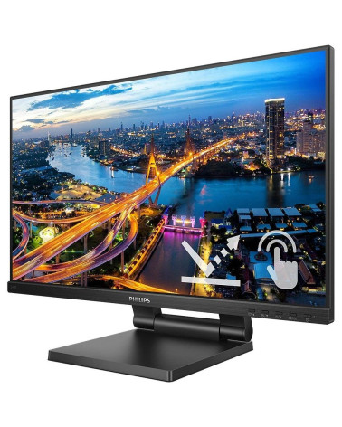 Монитор 23.8" PHILIPS 242B1TC Touch IPS, 1920x1080, 75Hz, 4ms, 250сd/m, 1000:1 | VGA, HDMI(1.4), DP(1.2),  4xUSB 3.2 | HAS, InPS