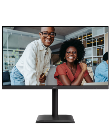 Монитор 27" AOC U27E4CV  IPS, 3840x2160, 60Hz, 4ms, 400сd/m, 1200:1 | 2xHDMI(2.1), DP(1.4), Type-C(PD-90W), 4xUSB 3.2, RJ45 | HA