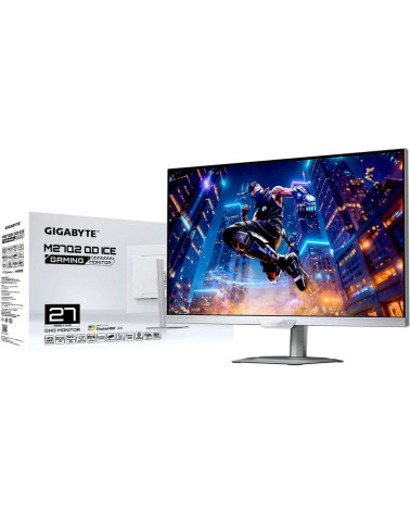 Монитор 27" Gigabyte M27Q2 ICE EK  (IPS, 2560x1440, 1ms, 178°/178°, 350 cd/m, 1000:1, 3xUSB3.2, USB Type-C, 200Hz, 2xHDMI 2.0, D