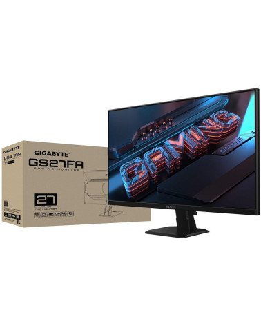 Монитор 27" Gigabyte GS27FA EK Black ( SS IPS, 180Hz, 1ms, 1920x1084, 1000:1, 105% sRGB, 2xHDMI, DP1.4, HDR ) 