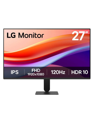 Монитор 27" LG 27U411A-B  IPS, 1920x1080, 120Hz, 5ms, 250сd/m, 1500:1, HDR10 | VGA, HDMI(2.0) | ExPSU, Vesa 100, Black 