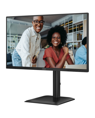 Монитор 23.8" AOC 24E4U Black (1920x1080, IPS, 120hz, 80M:1, 300cd, 4 ms, HDMI 1.4, DisplayPort 1.2, 4*USB, Speakers, Height adj