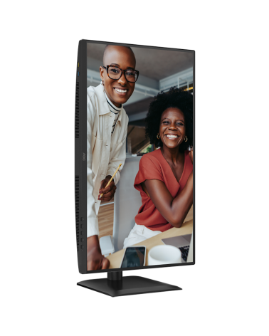 Монитор 27" AOC Q27E4U  IPS, 2560x1440, 120Hz, 4ms, 350сd/m, 1500:1 | HDMI(2.0), DP(1.4), 4xUSB 3.2 | HAS, Pivot, Swivel, InPSU,