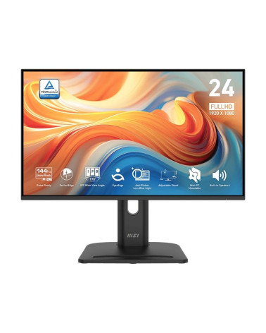 Монитор 23.8" MSI PRO MP245PG E14  IPS, 1920x1080, 144Hz, 4ms, 300сd/m, 1500:1, HDR | VGA, HDMI(2.0), DP(1.4) | HAS, Pivot, Swiv