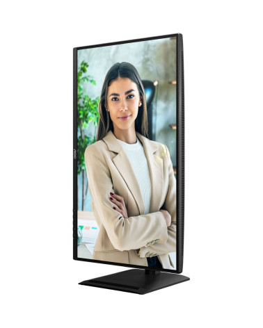 Монитор 27" AOC Q27P4U  IPS, 2560x1440, 120Hz, 4ms, 350сd/m, 1500:1 | 2xHDMI(2.0), DP(1.2), Type-C(PD-15W), 3xUSB 3.2 | HAS, Piv