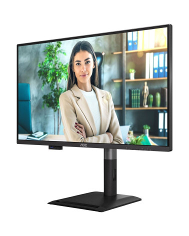 Монитор 27" AOC Q27P4U  IPS, 2560x1440, 120Hz, 4ms, 350сd/m, 1500:1 | 2xHDMI(2.0), DP(1.2), Type-C(PD-15W), 3xUSB 3.2 | HAS, Piv
