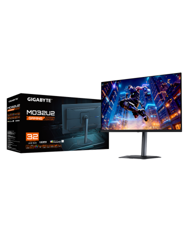 Монитор 31.5" Gigabyte MO32U2 EK Black (31,5 "QD-OLED, 3840 x 2160, 240Hz, 2xHDMI 2.1, DP 1.4, 3xUSB 3.2, USB Type-C (18Вт), 0,0