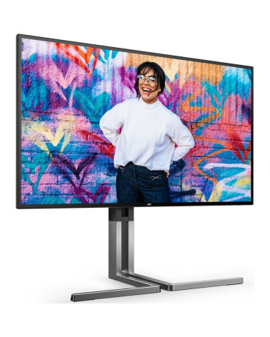 Монитор 27" AOC U27U3CV  Nano IPS, 3840x2160, 60Hz, 4ms, 400сd/m, 1300:1, HDR10 | 2xHDMI(2.0), DP(1.4), Type-C(PD-96W), 4xUSB 3.