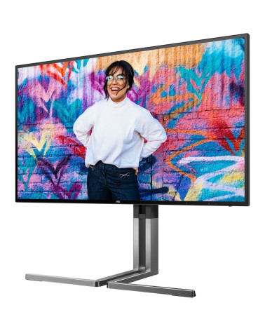 Монитор 27" AOC U27U3CV  Nano IPS, 3840x2160, 60Hz, 4ms, 400сd/m, 1300:1, HDR10 | 2xHDMI(2.0), DP(1.4), Type-C(PD-96W), 4xUSB 3.