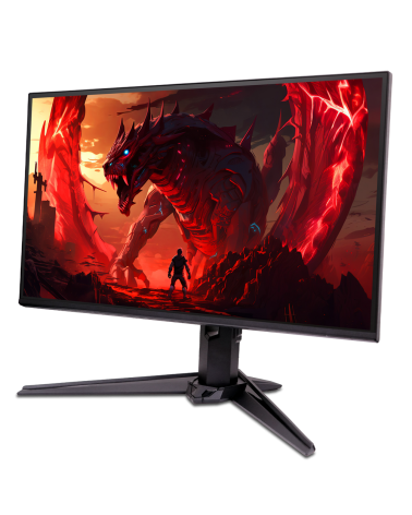 Монитор 24.5" ACER Nitro XV250QF3bmiiprx Black (IPS, 1920x1080, 320Hz, 1 ms, 178°/178°, 250 cd/m, 1000:1, +2хHDMI 2.0, +DisplayP