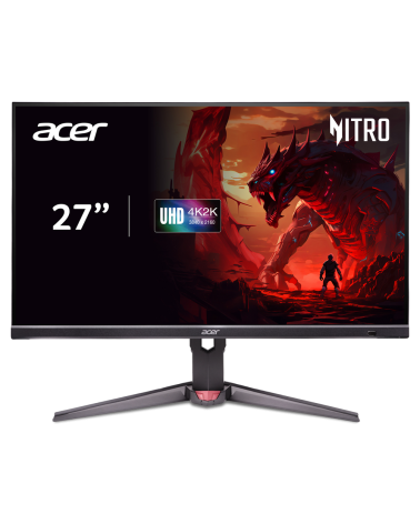 Монитор 27" ACER XV272KV5bmiiprx Black (IPS, 3840x2160, 160Hz (320Hz@FHD), 0.5 ms, 178°/178°, 400 cd/m, 1000:1, +2xНDMI 2.1, +Di