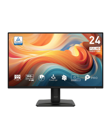 Монитор 23.8" MSI PRO MP242 E14A  IPS, 1920x1080, 144Hz, 4ms, 300сd/m, 1500:1, HDR | VGA, HDMI(2.0b), DP(1.2a) | InPSU, Speakers