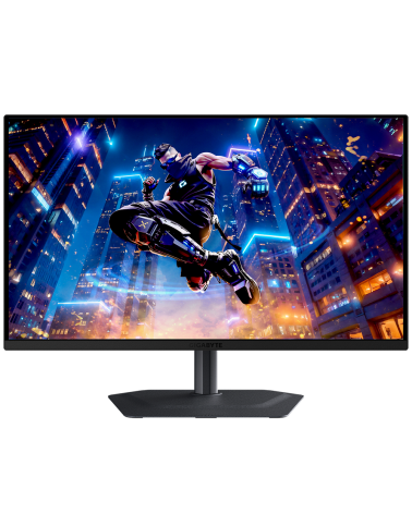 Монитор 27" Gigabyte MO27Q3 EK Black (QD OLED, 2560 x 1440, 360Hz, 0,03ms, 250cd/m-1000(пиковая), 1500:1, 2xHDMI-2.1, DP-1.4, 3x
