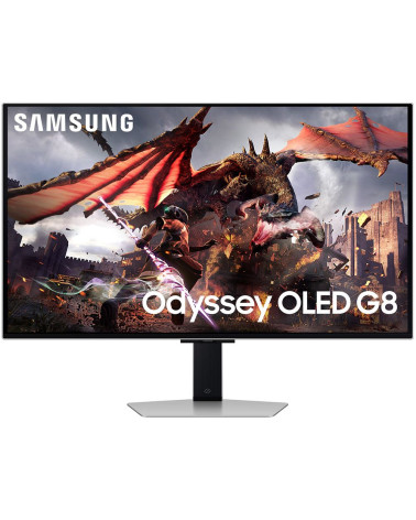 Монитор 32" SAMSUNG S32DG800SI Odyssey OLED G8 G80SD UHD Smart OLED, 3840x2160, 240Hz, 0,03ms, 250сd/m, 1500000:1, HDR10 | 2xHDM