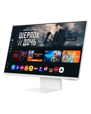 32" Монитор Samsung Smart M8 M80F S32FM803UI White UHD (3840x2160), VA, 60Hz, HDMI+USB-C 