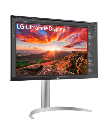 Монитор 27" LG 27UP850K-W IPS, 3840x2160, 60Hz, 5ms, 400сd/m, 1200:1, HDR10 | 2xHDMI(2.0), DP(1.4), Type-C(PD-90W), 2xUSB3.0 | H