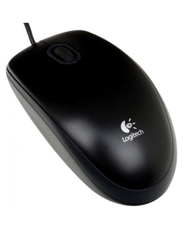Мышь Logitech B100 Black |910-003357| черная, оптическая 800dpi, USB, 1.8м, 10, (041271) 