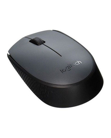 Мышь беспроводная Logitech M170 Gray |910-004646| серая с черным, оптическая, 1000dpi, 2.4 GHz, USB-ресивер 