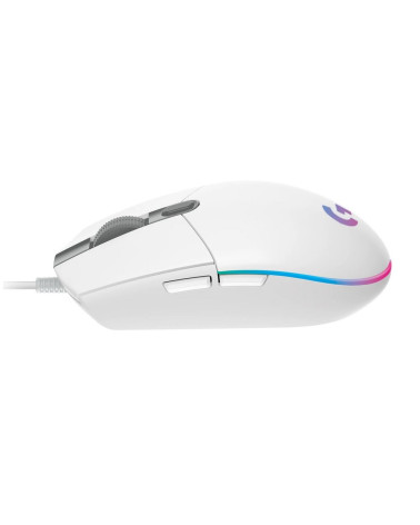 Мышь игровая Logitech G102 LIGHTSYNC White белая, оптическая, 200-8000dpi, 2.1м USB2.0, 6 программируемых кнопок, RGB подсветка,