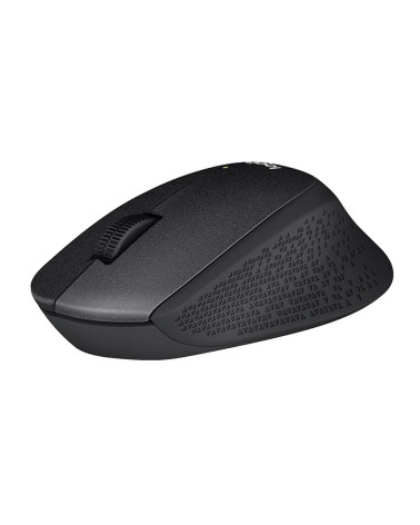 Мышь беспроводная Logitech M330 Silent Plus Black черная, оптическая, 1000dpi, 2.4GHz,USB-ресивер, бесшумная, под правую руку (0
