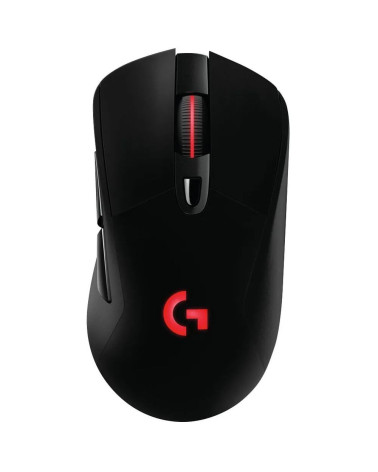 Мышь игровая Logitech G703 Lightspeed черная, сенсор 100-25600dpi (Hero25K), беспроводная 2.4GHz + USB 1,8м, 5 программируемых к