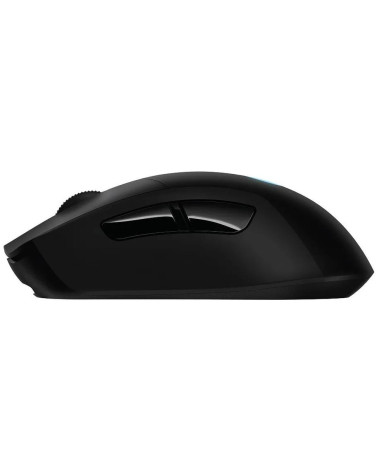 Мышь игровая Logitech G703 Lightspeed черная, сенсор 100-25600dpi (Hero25K), беспроводная 2.4GHz + USB 1,8м, 5 программируемых к