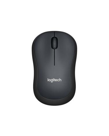 Мышь беспроводная Logitech M220 Silent Charcoal черная, оптическая, 1000dpi, 2.4 GHz, USB-ресивер, бесшумная (066199) 