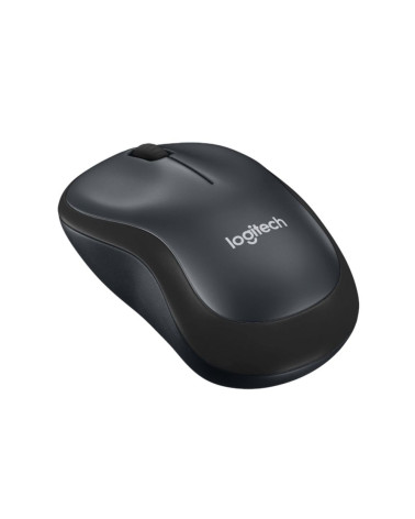 Мышь беспроводная Logitech M220 Silent Charcoal черная, оптическая, 1000dpi, 2.4 GHz, USB-ресивер, бесшумная (066199) 