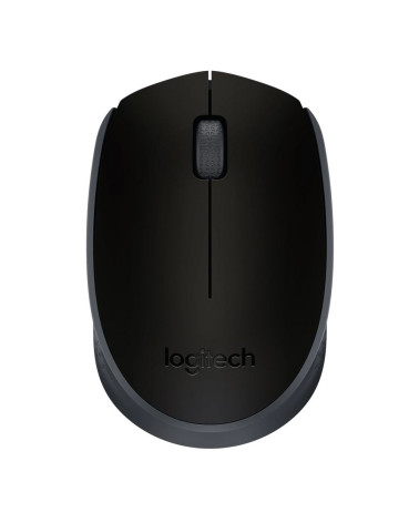 Мышь беспроводная Logitech M171 Black черная, оптическая, 1000dpi, 2.4 GHz, USB-ресивер 