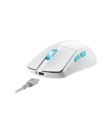 Мышь ASUS P713 ROG HARPE ACE AIM LAB EDITION WHT 54g 36,000DPI Bluetooth 5.1 2.4GHz 5buttons 