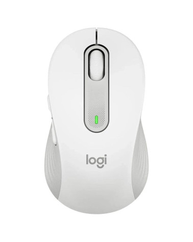 Мышь Logitech Мышь беспроводная Logitech M650 Signature Off White белая, 400-4000 dpi, Bluetooth + 2.4G, 5 кнопок, АА-батарейка,