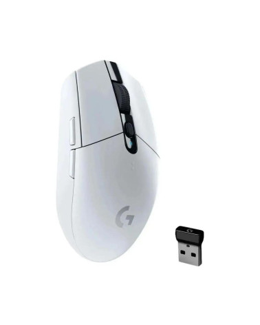 Мышь Logitech Мышь игровая Logitech G304 Lightspeed White белая, 200-12000dpi, беспроводная 2.4GHz, USB приемник LIGHTSPEED™, 6 