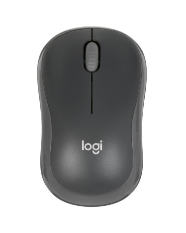 Мышь Logitech M186 черный/серый оптическая (1000dpi) беспроводная USB2.0 для ноутбука (2but) 