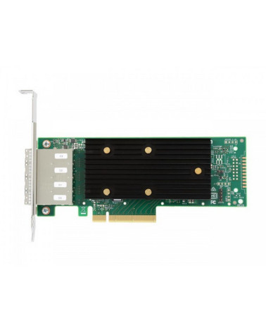 HBA-адаптер Broadcom SAS 9400-16e SGL (05-50013-00) PCIe 3.1 x8 LP, Tri-Mode SAS/SATA/NVMe 12G HBA, 16port(4*ext SFF8644), 3416 
