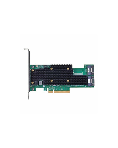 HBA-адаптер Broadcom 9600-16i SGL (05-50111-00)  PCIe v4 x8 LP, Tri-Mode SAS/SATA/NVMe 24G HBA, 16port (2*int SFF8654), SAS4016 