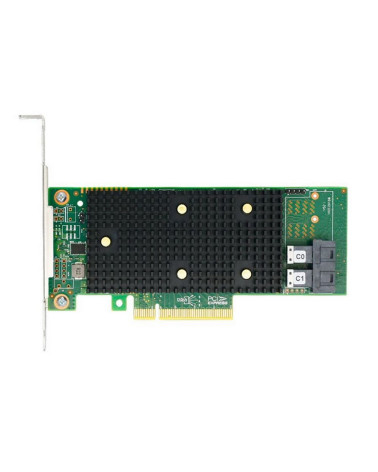 HBA-адаптер Broadcom 9400-8i SGL (05-50008-01)  PCIe 3.1 x8 LP, Tri-Mode SAS/SATA/NVMe 12G HBA, 8port(2*int SFF8643), 3408 IOC 