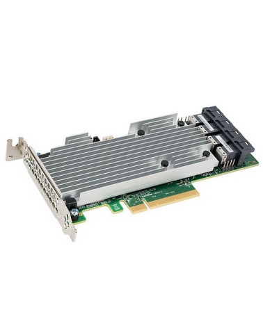 RAID-контроллер Broadcom 9361-16i SGL (05-25708-00  / 03-25708-34004) SAS/SATA 12G, RAID 0,1,5,6,10,50,60, 16port(4*int SFF8643)