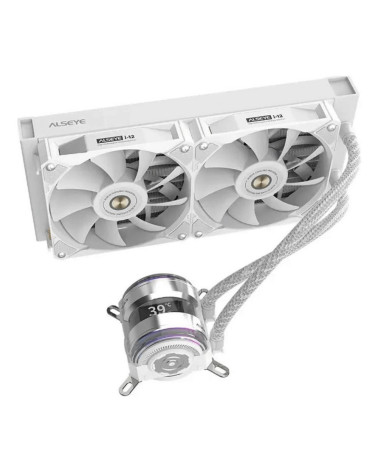 Жидкостная система охлаждения ALSEYE i240-W, Pump dimensions: L70*W70*H52.4 mm
Pump speed: 3200RPM±10%
Pump bearing: ceramic bea
