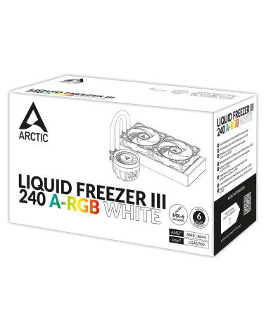 Жидкостная система охлаждения Arctic Cooling Arctic Liquid Freezer III-240 A-RGB White Multi Compatible All-In-One CPU Water Coo